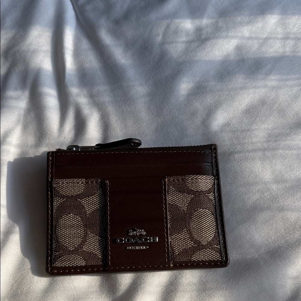 Coach mini card holder
